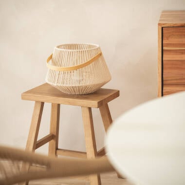 Image de Lampe à Poser Corde de Coton Diantha