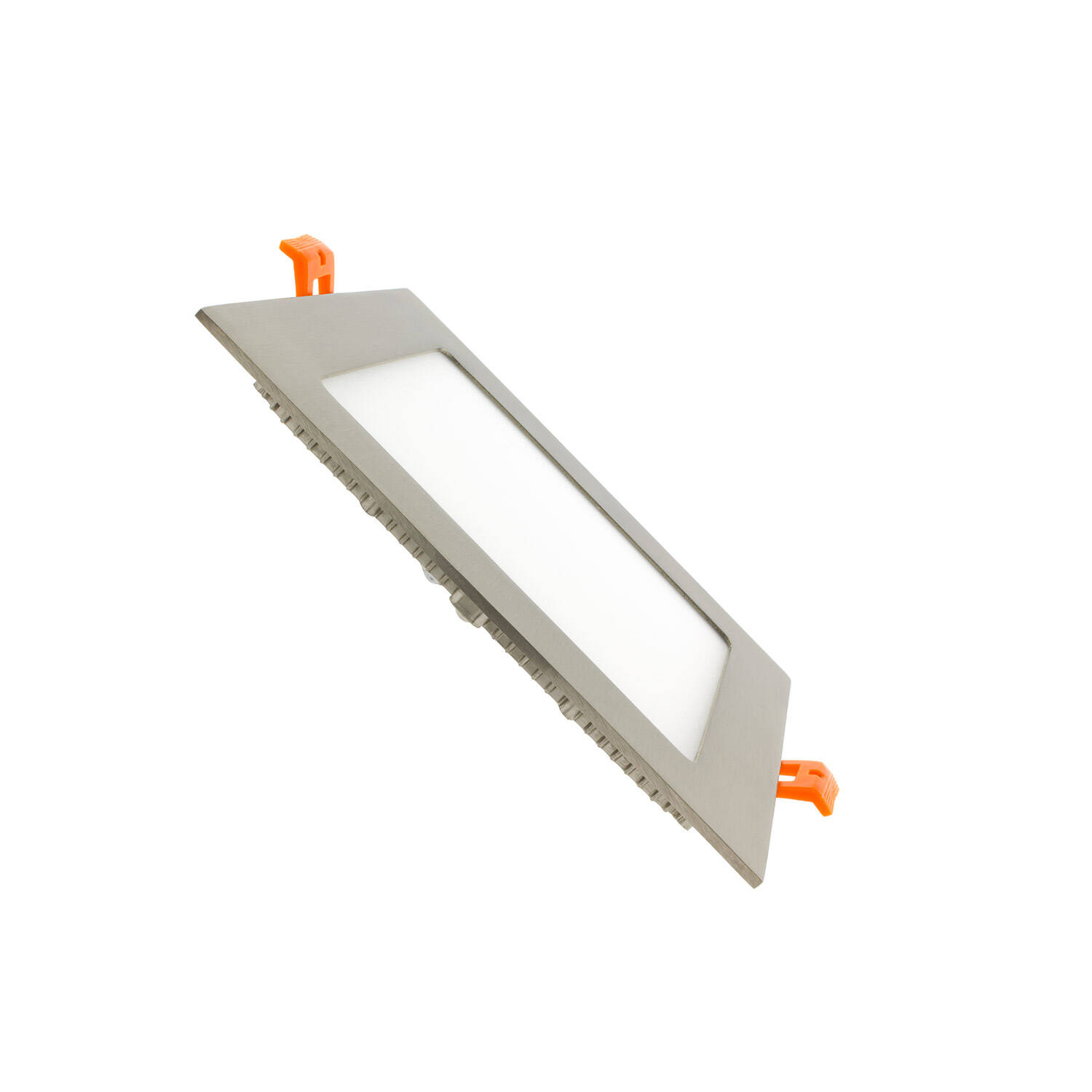 Oprawa LED Kwadratowa SuperSlim 12W Srebrna Średnica Wycięcia 152x152 mm 