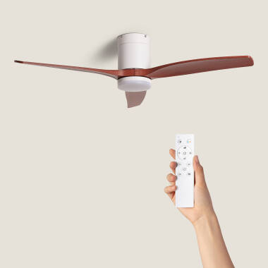 Afbeelding van Stille Plafondventilator Angistri Wit 132cm Motor DC