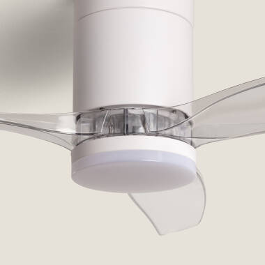 Immagine di Ventilatore da Soffitto Silenzioso Angistri Bianco 132cm Motore DC