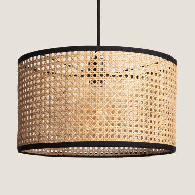 Pendelleuchte aus Rattan Huela