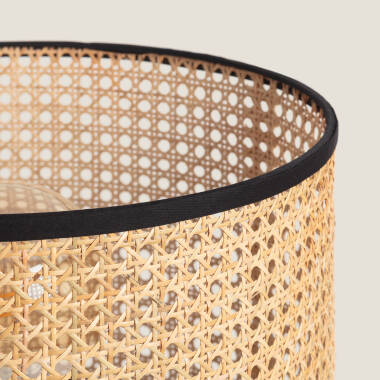 Bild von Stehlampe Rattan Huela