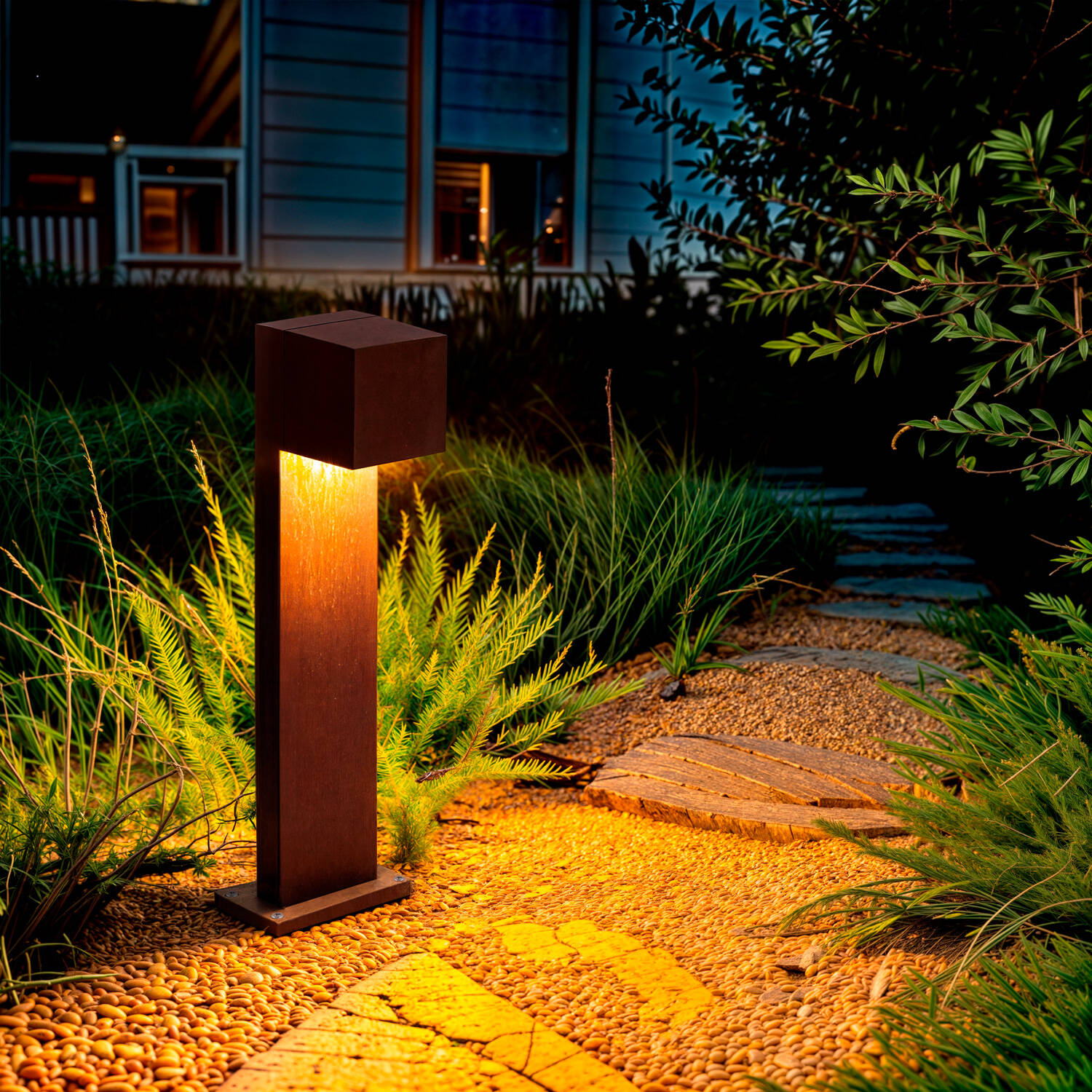 Lampa Ogrodowa LED Zewnętrzna 10W Naziemna 50cm z Aluminium Iridix - widok 2