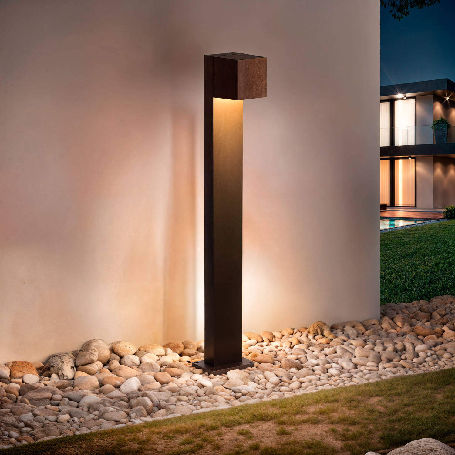 Lampa Ogrodowa LED Zewnętrzna 9W Naziemna 80cm z Aluminium Iridix  - widok 2