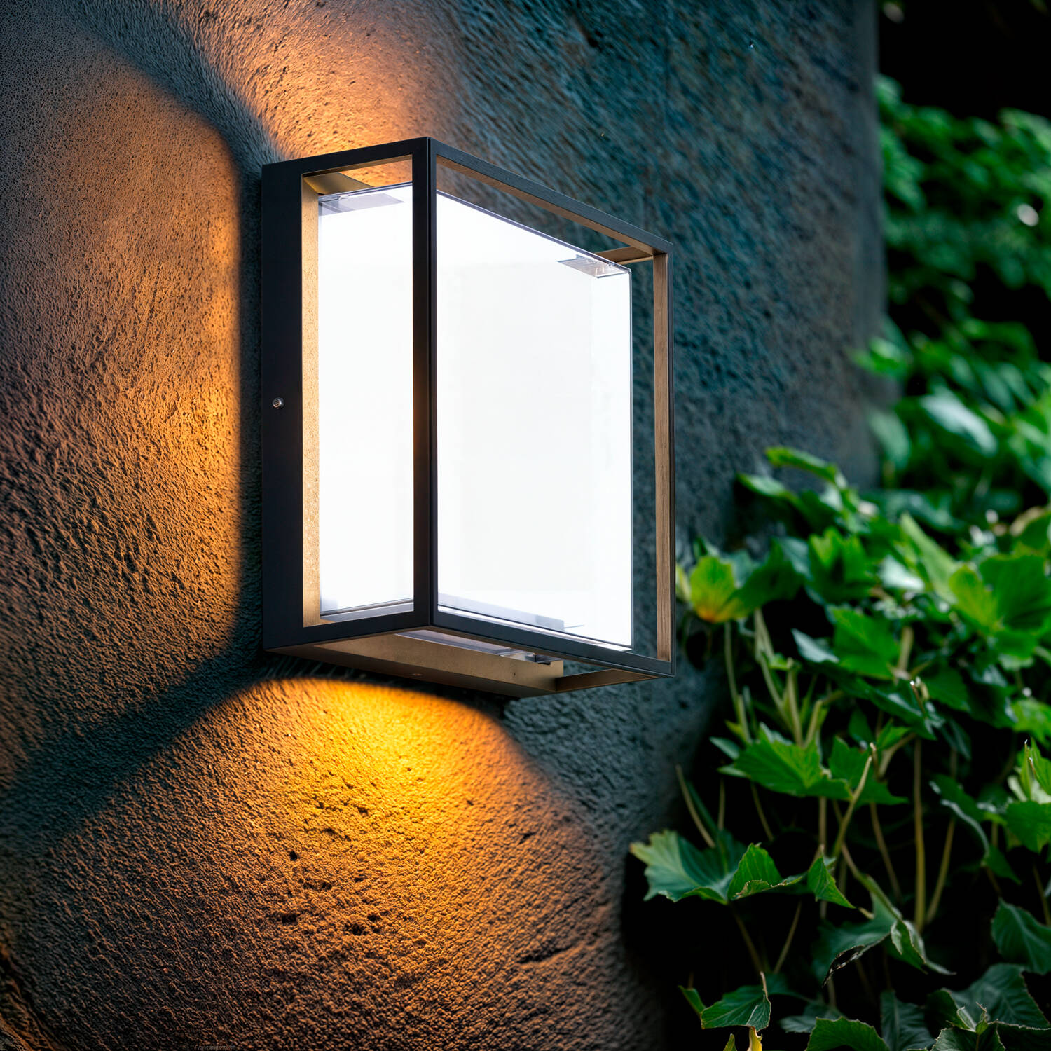 Kinkiet Ścienny LED Zewnętrzny 20W z Aluminium Regulacja CCT Podwójny Dyfuzor Arelien - widok 2