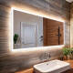 Image de Miroir Salle de Bain avec Éclairage LED Anti-buée 1500x600 mm Iria