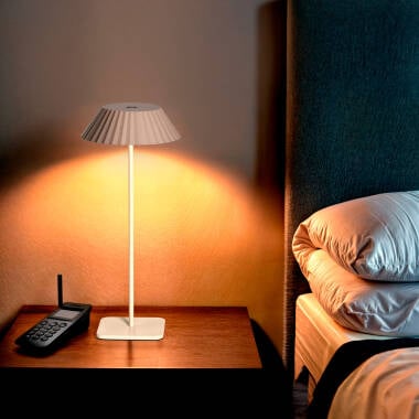 Bild von LED Tischlampe 2W Tragbar mit Batterie USB wiederaufladbar Hoima