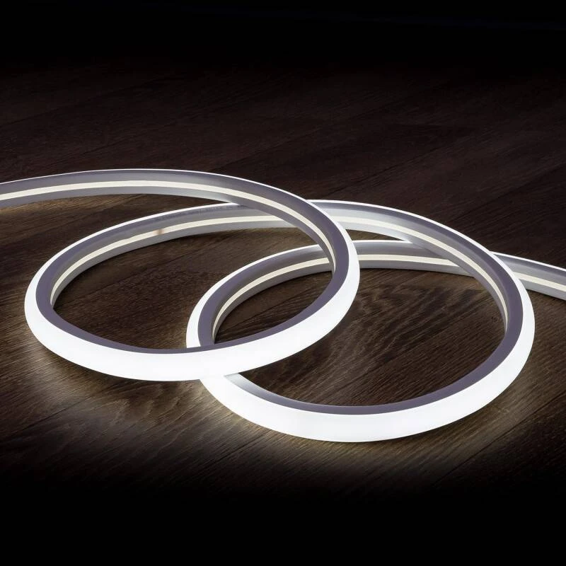 Immagine di Striscia LED Neon Regolabile 220V Bianco Freddo Semicircolare 180 7.5W/m IP67 Taglio 100cm