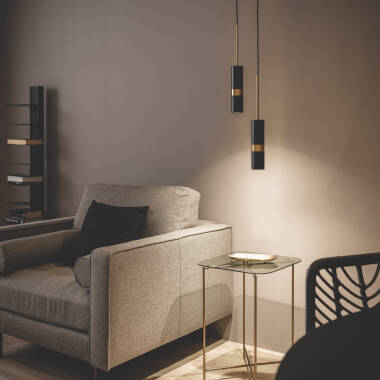 Bild von Pendelleuchte Metall Lumen
