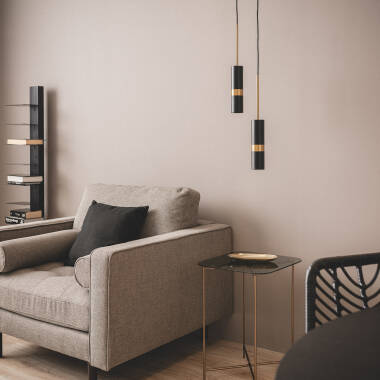 Bild von Pendelleuchte Metall Lumen