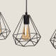 Image de Suspension Métal Sardo 3 Spots