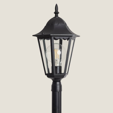 Image de Lampadaire Extérieur en Saillie sur Pied 185 cm Black Traditional 