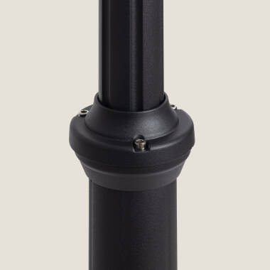 Image de Lampadaire Extérieur en Saillie sur Pied 185 cm Black Traditional 