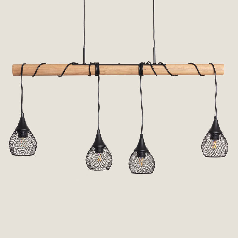 Image de Suspension  Bois et Aluminium Monah