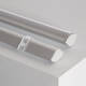 Image de Profilé Aluminium pour Angle avec Capot Continu pour Ruban LED jusqu'à 20mm