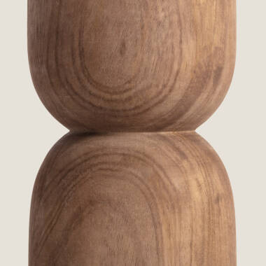 Bild von Tischlampe aus Holz Dallas