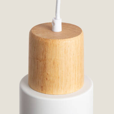 Afbeelding van Hanglamp Aluminium en Hout  Kidonge