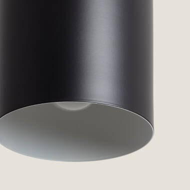 Bild von Pendelleuchte Metall und Holz Kidonge