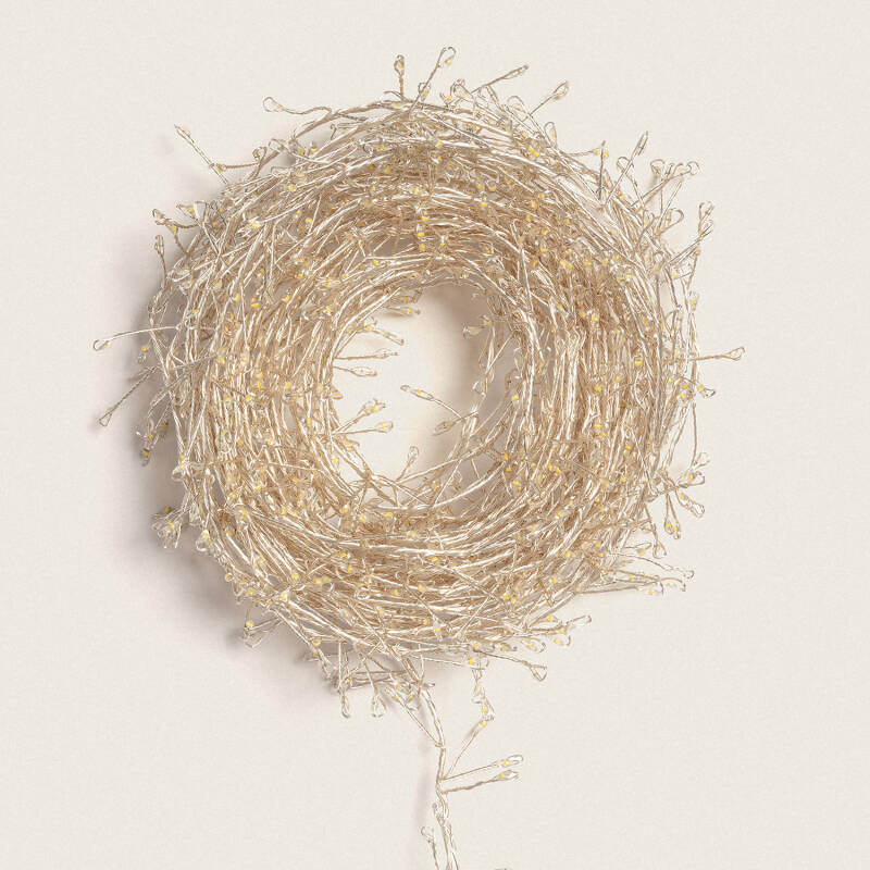 Immagine di Ghirlanda per Esterni in Fil di Ferro LED Cromato 5 m