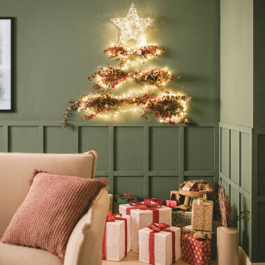 Immagine di Ghirlanda per Esterni in Fil di Ferro LED Cromato 5 m