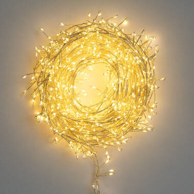 Immagine di Ghirlanda per Esterni in Fil di Ferro LED Cromato 5 m