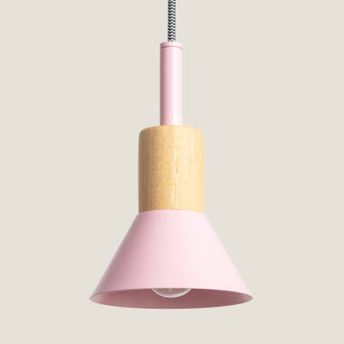 Lampada a Sospensione per Bambini Metallo e Legno Demarga Camarena