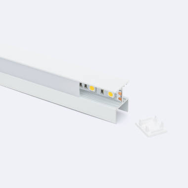 Aluminiumprofil Regal für LED Streifen bis 12 mm mit durchgehender Abdeckung