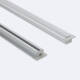 Image of Recessed Aluminium Profile with Continuous Cover & Clips for LED Strip up to 12mm