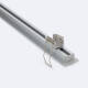 Image of Recessed Aluminium Profile with Continuous Cover & Clips for LED Strip up to 12mm