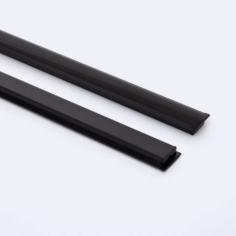 Image of Recessed Aluminium Profile with Continuous Cover for LED Strip up to 12mm