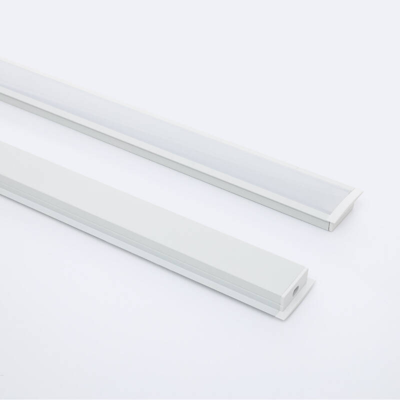 Image of Recessed Aluminium Profile with Continuous Cover for LED Strip up to 18mm