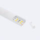Image of Aluminium Surface Profile with Continuous Cover for Double LED Strips up to 20mm 
