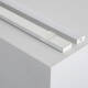 Immagine di Profilo in Alluminio da Superficie con Copertura Continua per strisce LED doppie fino a 20 mm