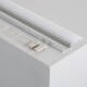 Immagine di Profilo in Alluminio da Superficie con Copertura Continua per strisce LED doppie fino a 20 mm