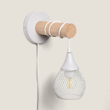 Applique Legno e Metallo Monah