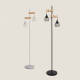 Image de Lampadaire Bois et Aluminium Monah