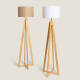 Image de Lampadaire Bois Korsade