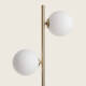 Image de Lampadaire Métal et Verre Lune