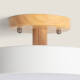 Image de Plafonnier LED Bois et Métal 12W CCT Sélectionnable Whisty
