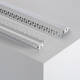 Afbeelding van Aluminium profiel met doorlopende deksel voor pleisterwerk/pladur voor buitenhoek LED-strip tot 8 mm