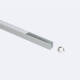 Bild von Aluminiumprofil Oberfläche mit durchgehender Abdeckung für LED Streifen bis 6 mm