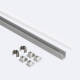 Bild von Aluminiumprofil Oberfläche mit durchgehender Abdeckung für LED Streifen bis 6 mm