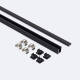 Image of Surface Mounted Mini Aluminium Profile with Continuous Cover for LED Strip up to 6mm
