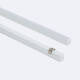 Bild von Aluminiumprofil Aufbau Mini für LED Streifen bis 6 mm mit durchgehender Abdeckung