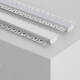 Image de Profilé Aluminium Intégration Plâtre/Placo pour Rubans LED jusqu'à 20 mm avec Capot Continu