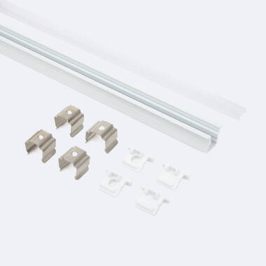 Immagine di Profilo Alluminio Stretto da Incasso per Strisce LED fino a 6mm