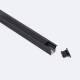 Produkt von Aluminiumprofil mit durchgehender Abdeckung Einbau Schmal 2m für LED Streifen bis 6 mm 