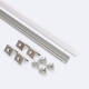 Afbeelding van Aluminium hoekprofiel met ronde afdekking 2m voor LED-strip tot 5 mm