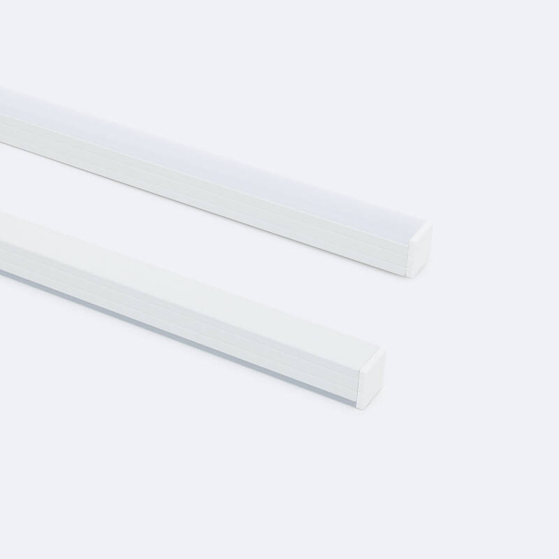Afbeelding van Aluminium opbouwprofiel 2m voor LED-strip tot 8 mm