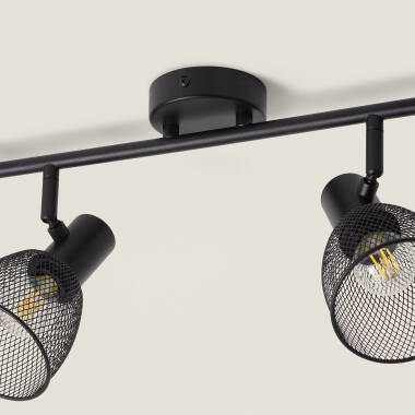 Afbeelding van Plafondlamp  Aluminium Grid Richtbaar 6 Spots